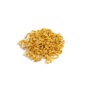 Gold Silver Plated Base Metal Wire Guardians, 4x5mm, 100pcs