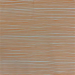 Avalana Jersey Yellow & White Stripey Fabric 0.5m