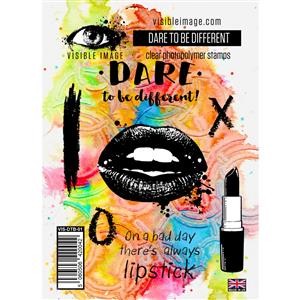 Visible Image Dare To Be Different Stamp Set