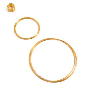 Gold Plated Memory Wire Pack Silver Colour 34 coils - Ring, Bracelet & Necklace 