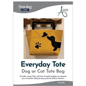 Allison Maryon's Cat or Dog Applique Tote Bag Instructions