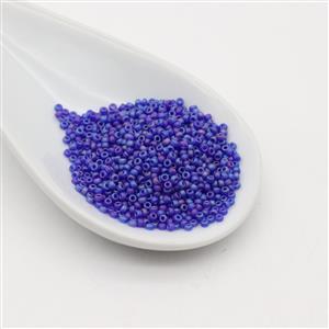 Miyuki Frosted Transparent Cobalt AB Seed Beads 11/0s (8.5GM/TB)
