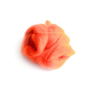 Orange Wool Tops, 5g