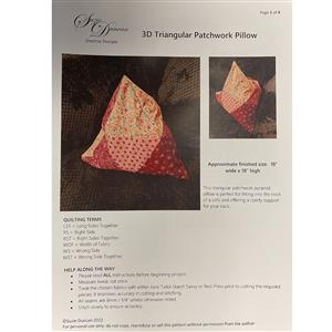 Suzie Duncan 3D Triangle Pillow Instructions