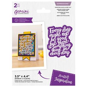 Gemini – Metal Die – Expressions – Something good in every day - 2PC