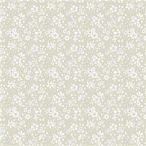 Liberty Flower Show Pebble Maddsie Silhouette Fabric 0.5m