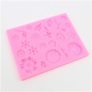 Flower Silicone Mould Approx 136x106x9mm 