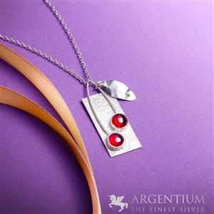 935 Argentium Silver & Cherries Pendant Kit