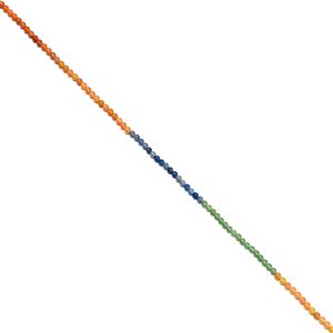 50cts Natural Multicolor Aventurine Plain Rounds Approx 4mm, 38cm Strand