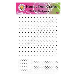 Honey Doo Crafts Dottie Background A5 Stamp Set