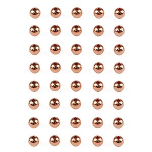 Rose Gold Plated 925 Sterling Silver Spacer Beads - 3mm (40pcs/pk)