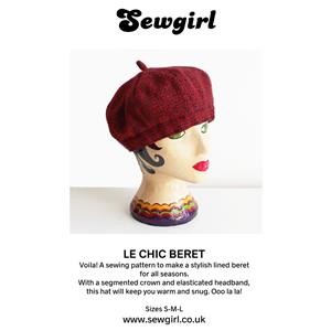 Sew Girl Le Chic Beret Pattern