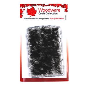 Woodware Clear Singles Mini Texture Background 3 in x 4 in Stamp