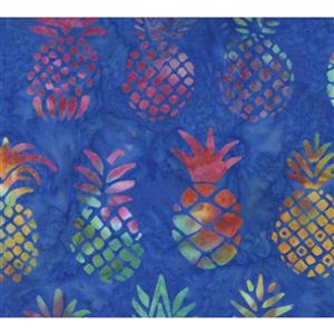 Moda Beachy Batiks Pineapple Reef Fabric 0.5m