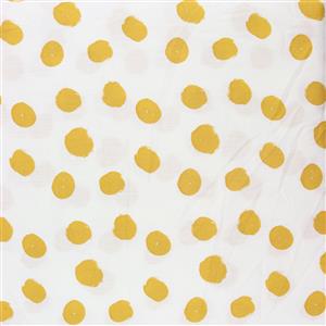 Six Penny Memories Extra Wide 100% Cotton Quilt Backing - Mustard Spot