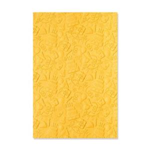 3-D Textured Impressions Embossing Folder Celebrate by Kath Breen