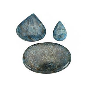 170cts Neon Apatite Cabochon & Mixed Shape (Pack of 3 to 7 Pcs)
