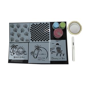 Beach Vibe Stencils and Paste Kit