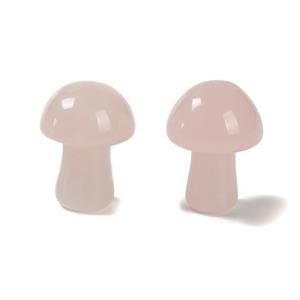 Gemstone Toadstool Carving, Approx 20mm, 2pc