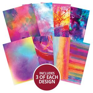 Adorable Scorable Pattern Packs - Colour Carnival, Contains 24 x A4 350gsm Adorable Scorable sheets