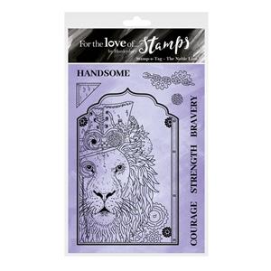 For the Love of Stamps - The Noble Lion A6 Stamp Set, Contains 8 stamps