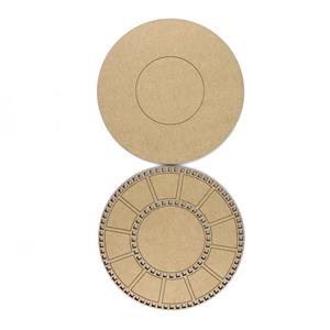 MDF Film Cell Circular Plaque and backing circle