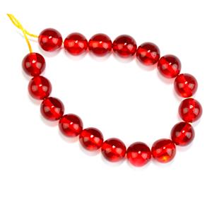 Red Amber Plain Rounds Approx 6mm, (Approx 17pcs per strand) With Downloadable Instructions By Alison Tarry