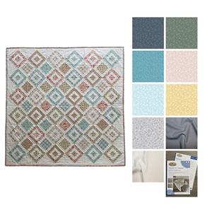 Victoria Carringtons Square in a Square Quilt Kit: Instructions & Fabric (5.5m) - Liberty