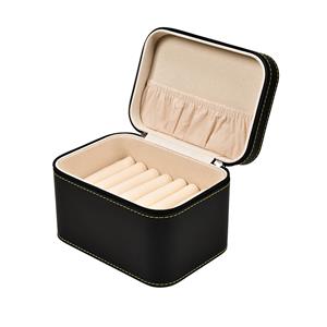 Black PU Bangle Display Box, 16x11.5x11cm