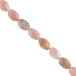 100cts Sunstone Faceted Ovals Approx 12x8mm, 38cm Strand