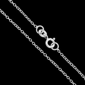 925 Sterling Silver 18 Inch Cable Chain 1.15mm with Spring Lock