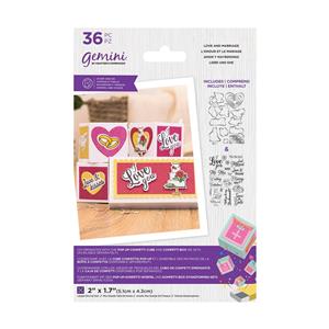 Gemini - Stamp & Die - Love and Marriage - 36PC - Usual Price £14.99