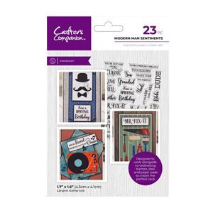 Crafters Companion - Modern Man - Photopolymer Stamp 5