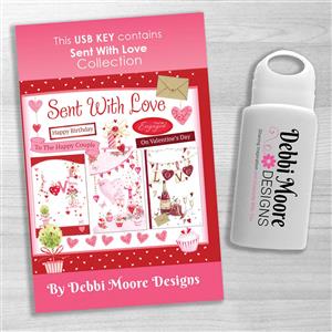 Sent With Love USB Key over 1,000 printable elements