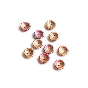 Czech Glass Cup Ancient Gold Beads, Approx 13x4mm (10pk)