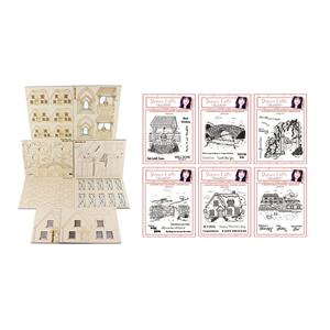 Sharon Callis Crafts  A Country Walk Complete Collection 6 Stamps and MDF Bundle