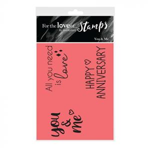 For the Love of Stamps - You & Me A7 Stamp A7 stamp set