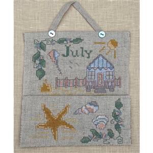 Cross Stitch Guild July Calendar Posey Pocket