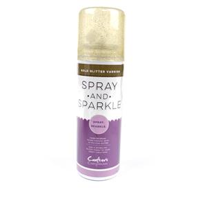 Crafters Companion Spray and Sparkle Gold Glitter Varnish - 125ml