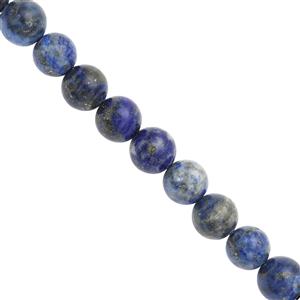 500cts Lapis Lazuli Smooth Round Approx 7 to 8mm, 100cm Strands