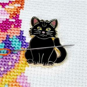 Meloca Designs Black Cat Needle Minder