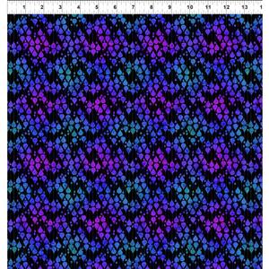 Jason Yenter Vivid Collection Teardrops Multi Ombre Fabric 0.5m