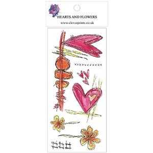 Hearts and Flowers Stamp