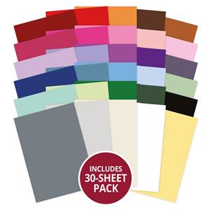 Adorable Scorable Core Colourways Collection, 30 colours, 30 Sheets Total
