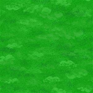 Lewis & Irene Dreams Bright Green Fabric 0.5m