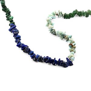 175cts Multi Gemstone Nuggets Approx, 2x1 - 10x3mm, 1m Strand With Downloadable Instructions By Ellie Gallagher
