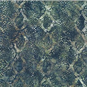 Hoffman Congobay Batiks Snake Fabric 0.5m