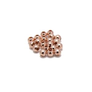Rose Gold Plated 925 Sterling Silver Spacer Beads, 20pcs, approx. 3mm