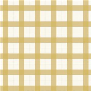 Marcia Cornell Gingham Foundry 2021 Squares Honey Fabric 0.5m