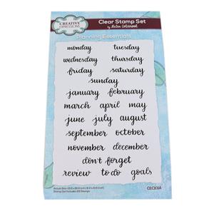 Creative Expressions Helen Colebrook Planning Essentials 6 in x 4 in Clear Stamp Set